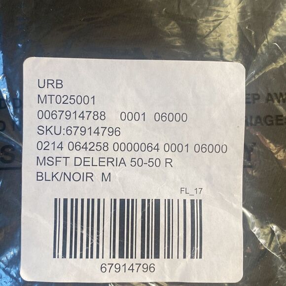 M/SF/T MAD MINDS MSFT‎ DELERIA TEE BLK M NWT IN PKG - Picture 5 of 5